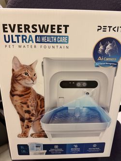 NEW PETKIT Eversweet Ultra AI Smart Pet Water Fountain with Camera
