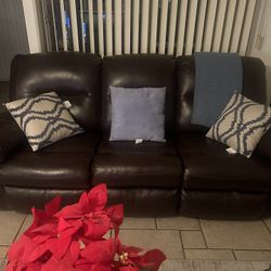 Leather Couch/sofa For Sale