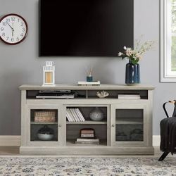 65 Inch TVStand for Living Room gray 