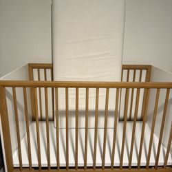 Crib With Mattress - Crate And Barrel