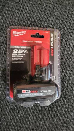 M12 5.0 High Output Milwuakee Battery 