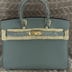 New Bleu Glacier High End Luxury Handbag