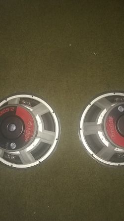 Cw124. Gothic subwoofer Dual voice coil 2500 watts for Sale in