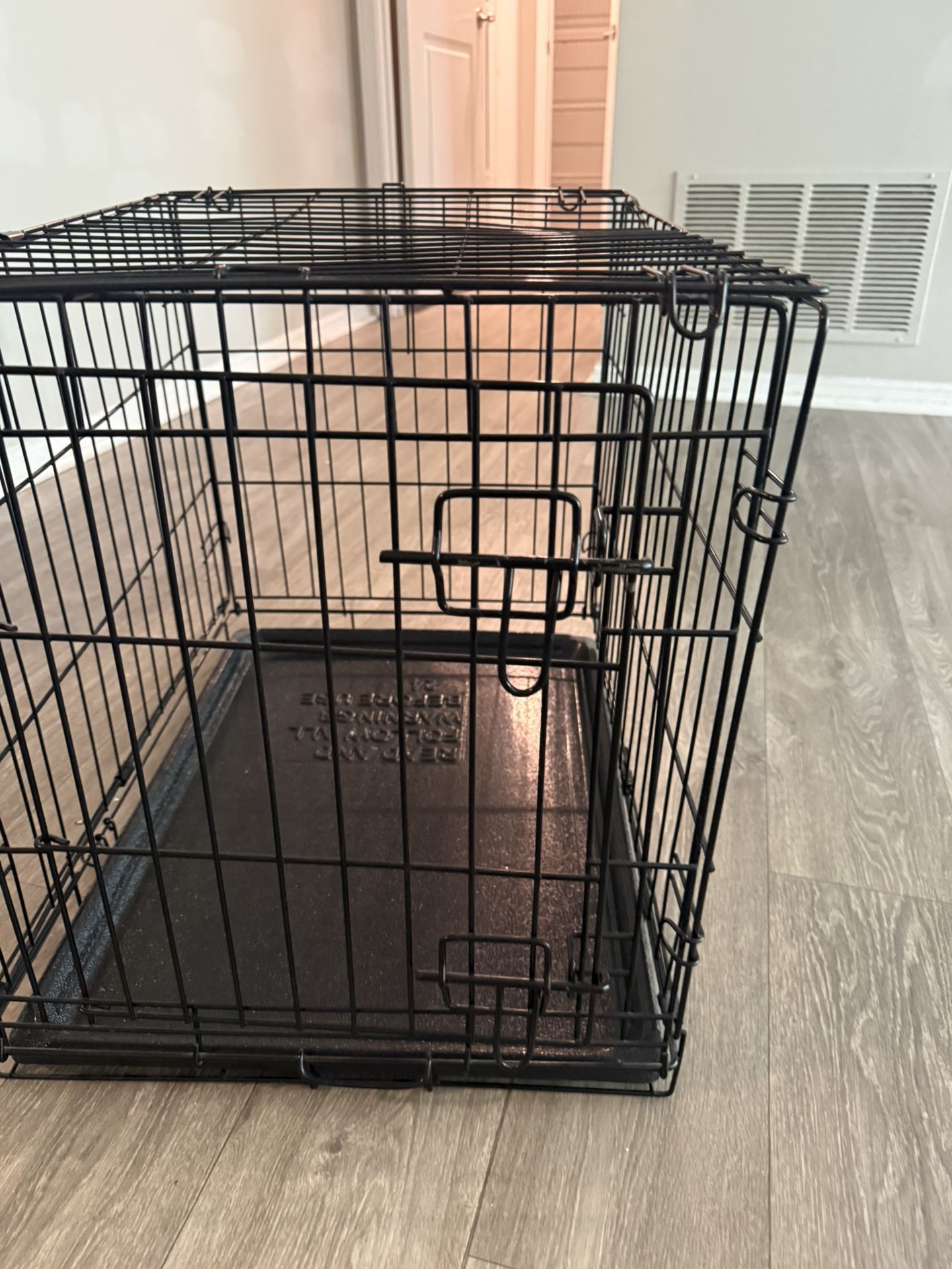 Black Dog Crate (new pup)