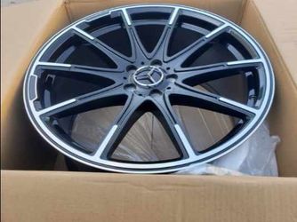 22" New Staggerd Wheels & New Tires For MERCEDES BENZ EQS450/S580