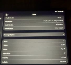 iPad 4th gen 11 inch