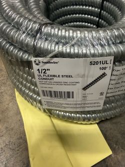 1/2 flexible conduit/Greenfield 100ft