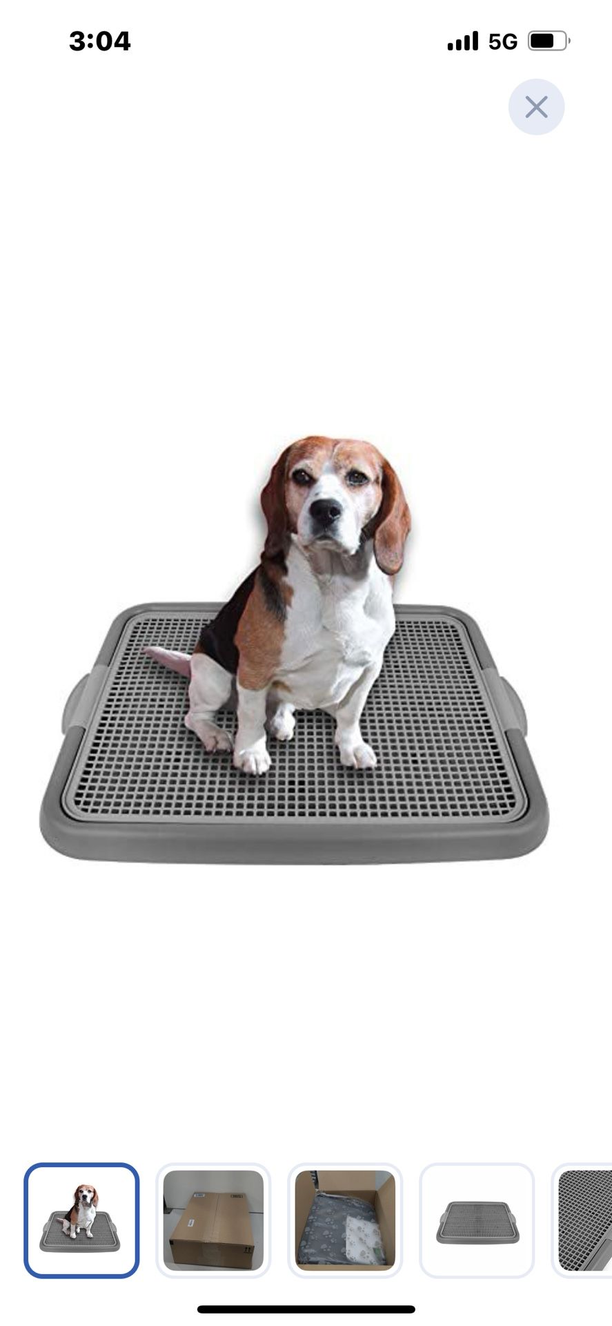 “New”Mesh Training Potty Tray For Puppy And Small Dogs(20” X16” 1.5”)