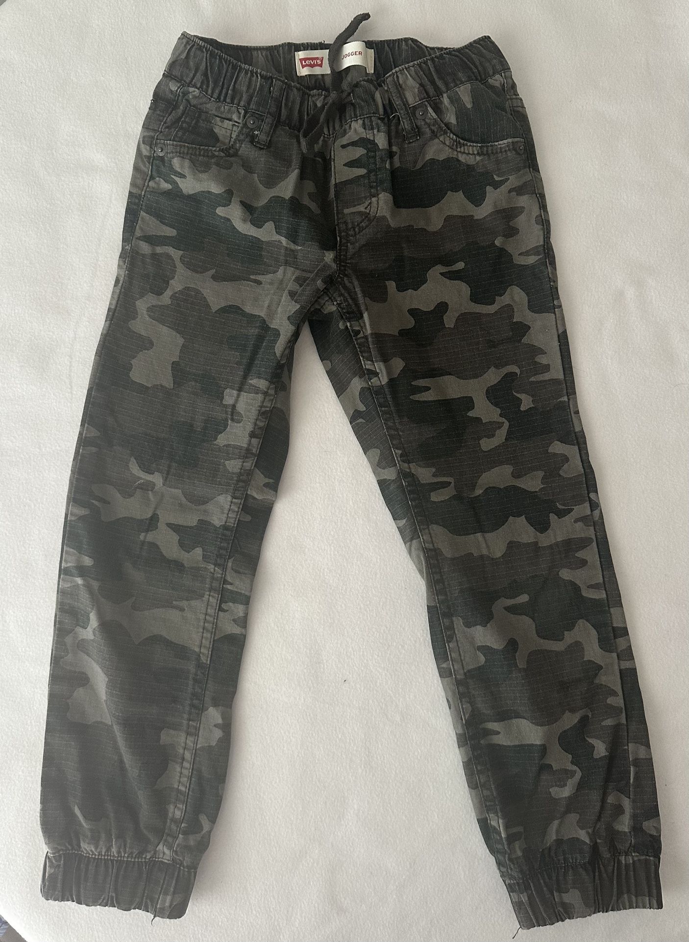 Size 24x22 levis boys army camo jogger trousers pants #2