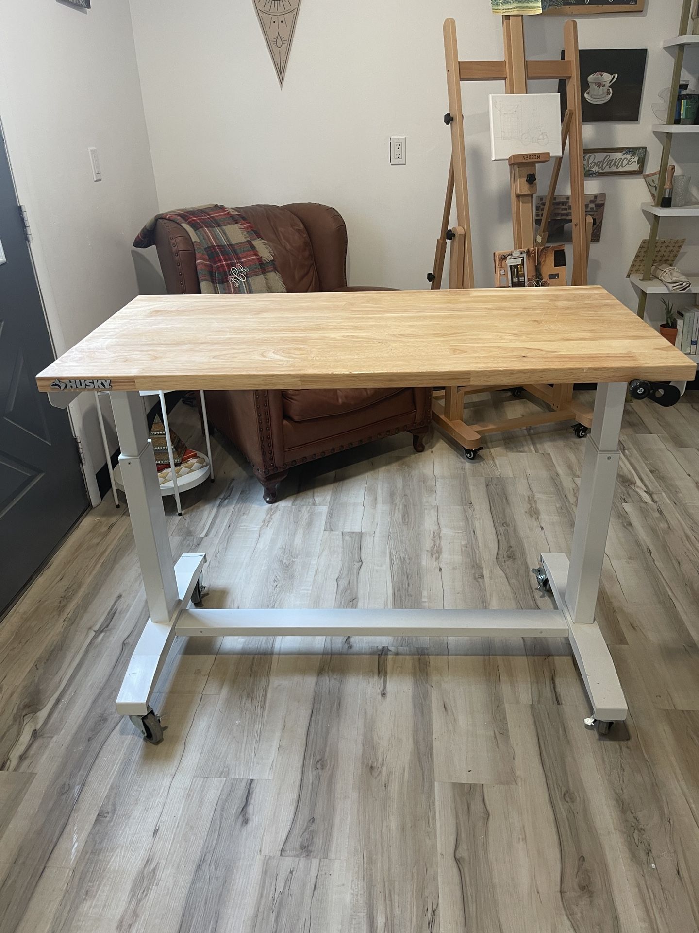 Husky 46” Adj Desk/ Tool Bench