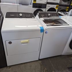 Whirlpool Set Top Load Washer And Dryer White New