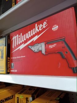 Milwaukee new 18ga metal shear
