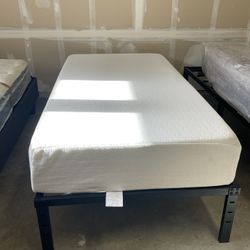 Best Price Mattress 12 inch Twin Mattress with Bed Frame