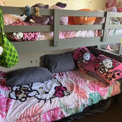 Twin Bunk Bed With Stairs
