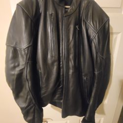 Mens Leather Motorcycle Jacket