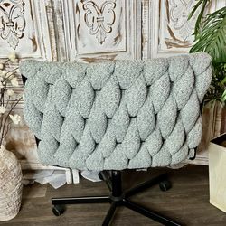 Cris Cross Desk Chair Gray