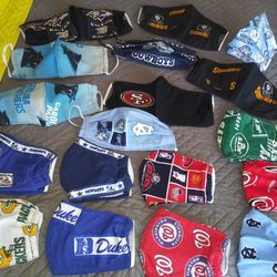 $ 10 Team Masks Coverings