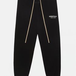 AUTHENTIC Fear Of God ESSENTIALS Jet black Sweatpants