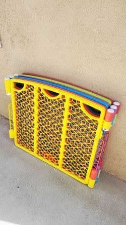 Colorful Plastic Baby Play Yard Panels