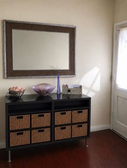 Console Table and TV stand with glass top