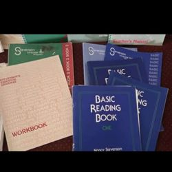 As shown📚Complete Stevenson reading language and cursive program.10 books. Holmdel nj