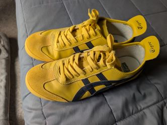 Onitsuka Tiger Yellow Low-Top Sneakers
