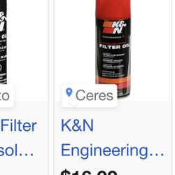 K&N  Filter Oil 