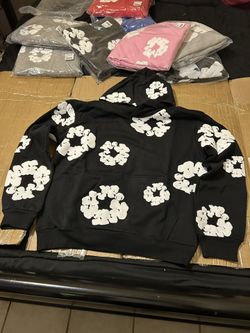 Denim Tear The Cotton Wreath Sweatshirt - Black