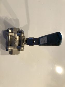 Lot of 6 Stainless Steel Socket-Weld Ball Valves, FNW, 1000PSI, 1/2”