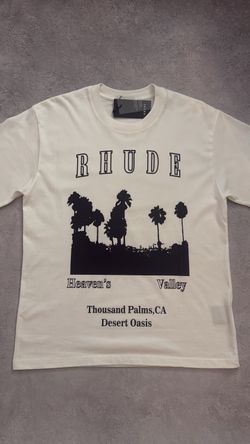 Rhude Thousand Palms Tee 'Vintage Black/White'