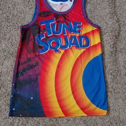 Space Jam Jerseys Men's Basketball Jersey #6 Tune Squad Jersey A New Legacy Movie Custom Jersey Size Large

