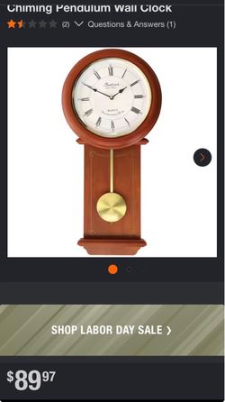 Bedford collection wall clock