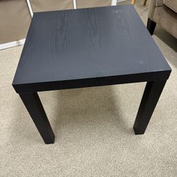 Side Table/End Table  -  Black 