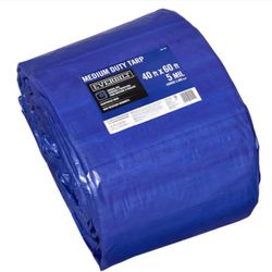 40 ft. x 60 ft. Blue Medium Duty Tarp