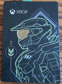 Special Edition Halo Master Chief 2TB Portable HDD Seagate Game Drive for Xbox