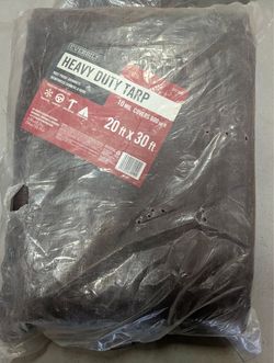 Everbilt 20 ft. x 30 ft. Brown and Silver Heavy Duty Tarp