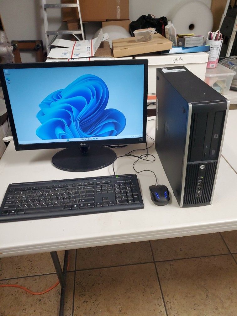 HP 6300 SFF i5 PC Monitor Keyboard & Mouse