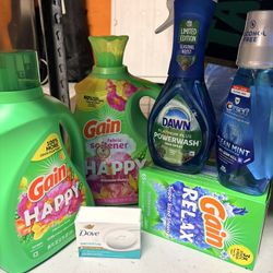 Gain Laundry Set And More