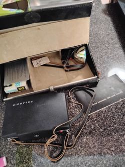 Old polaroid camera