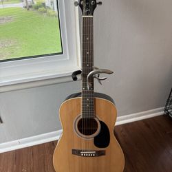 MAESTRO BY GIBSON ACOUSTIC GUITAR 🎸 WITH SHARK 🦈  STYLE CAPO