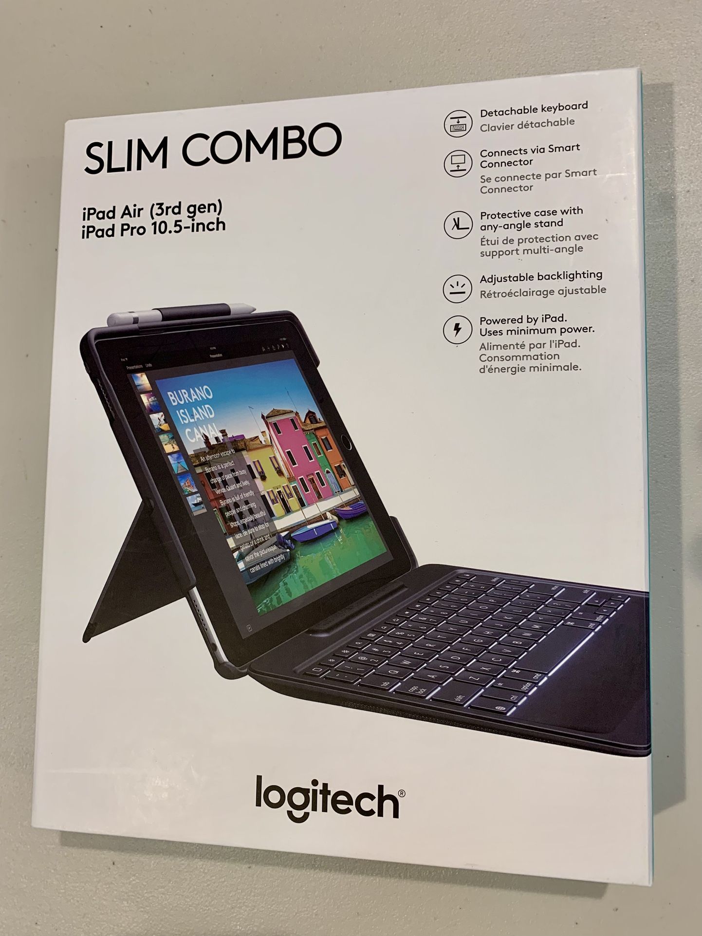 📱 Logitech Slim Combo Keyboard Case for iPad Pro 10.5” / iPad Air (3rd Gen)