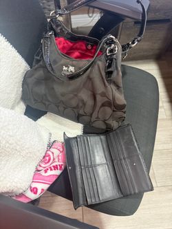 Coach Signature Hobo Bag with Wallet