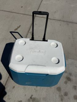 Coleman cooler no (wheels)