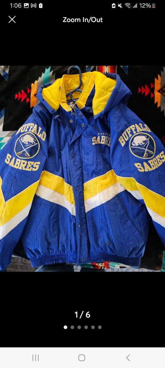 Sabres Official Nhl Puffer Jacket