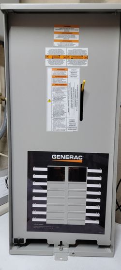 Generac 100 amp 120/240 panel transfer switch