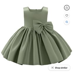 Flower Girls Bowknot Tutu Dress For Kids Baby Wedding Bridesmaid Birthday Party Pageant Formal Dresses Toddler Little Princess First Communion Baptism