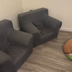 Two Pottery Barn Oversized Anywhere Chairs