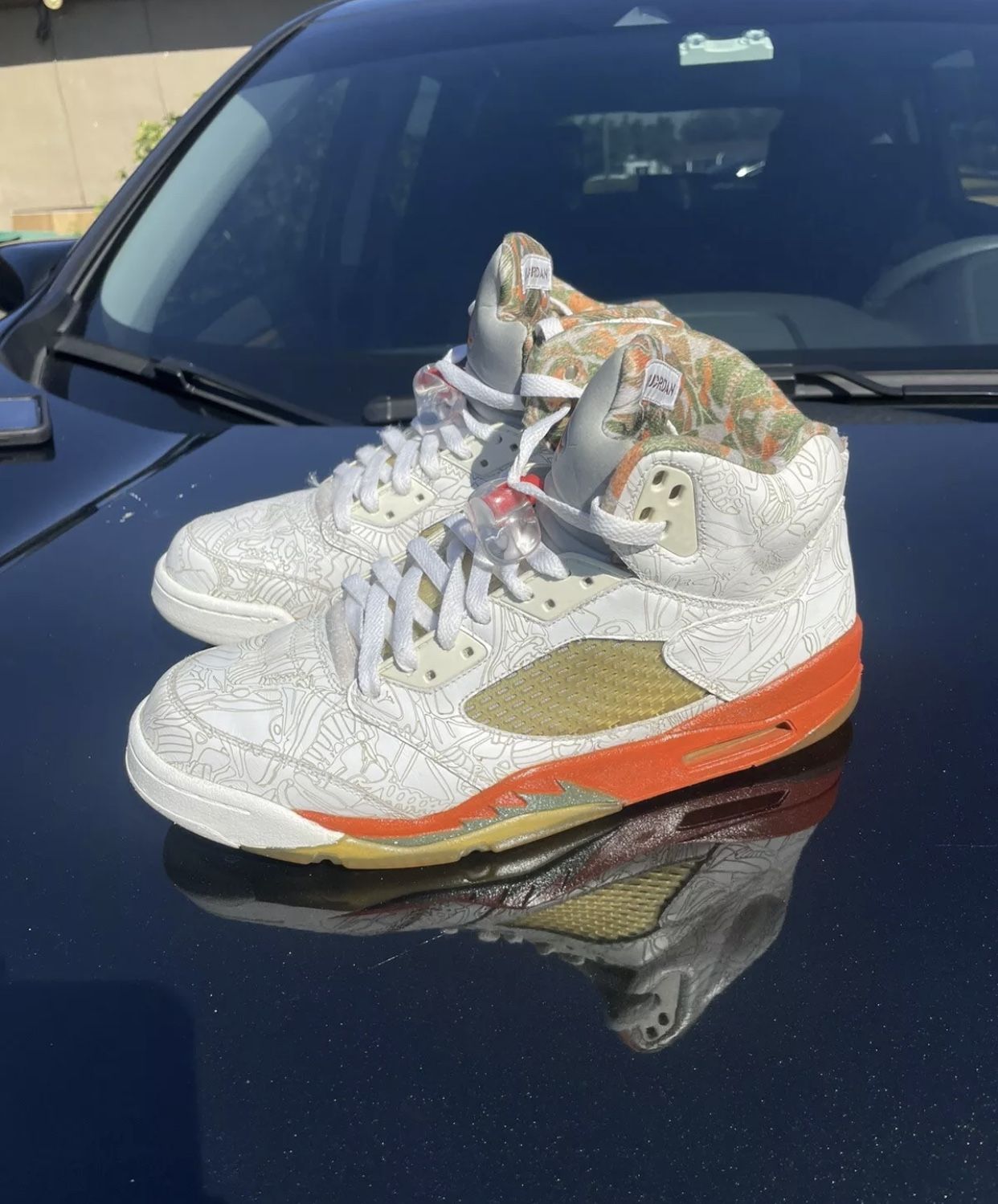Jordan 5 Laser Vintage Jordans