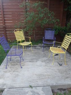 Patio Iron Chairs