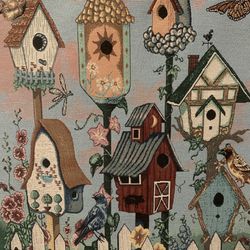 Birdhouse tapestry